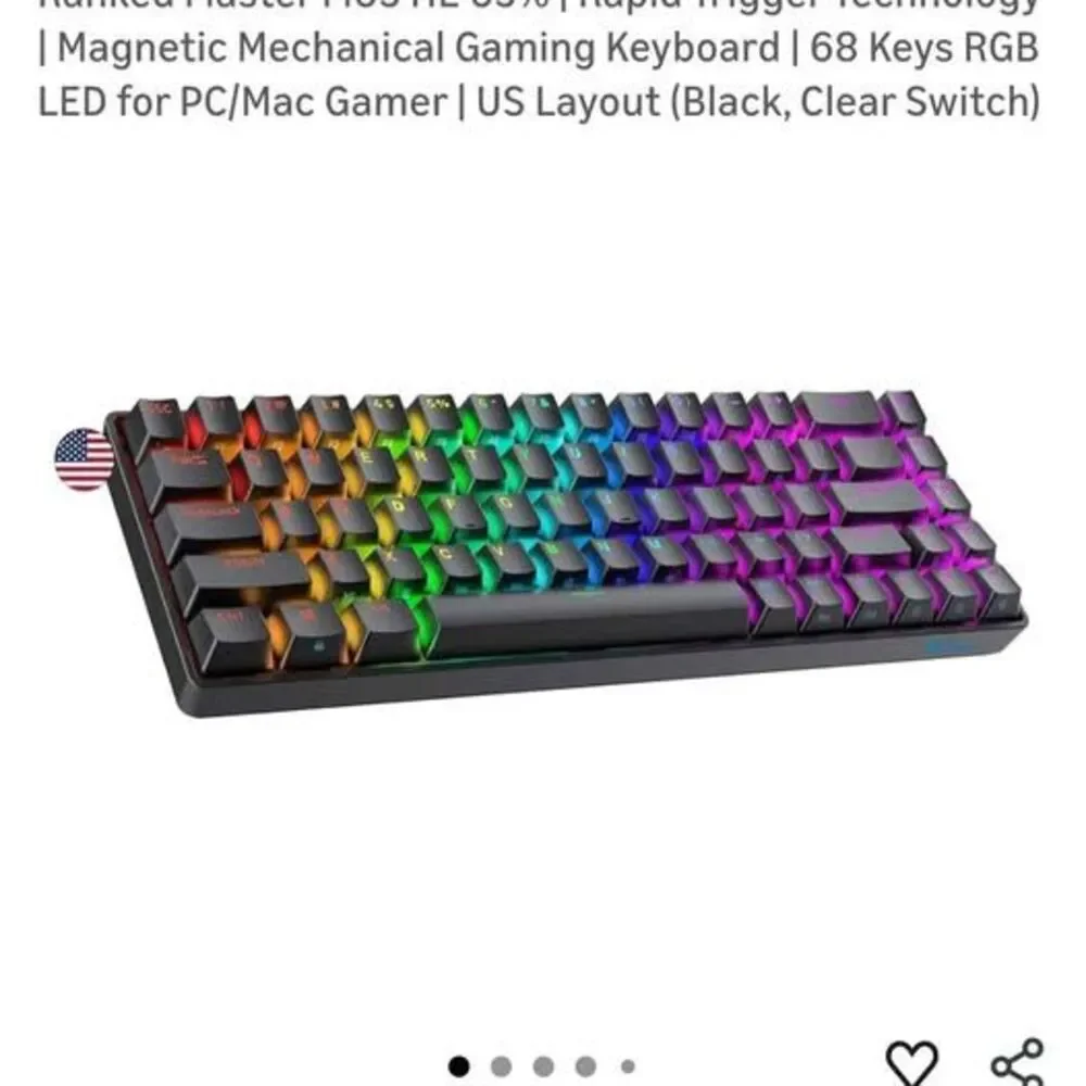 Ranked USA made gaming keyboard